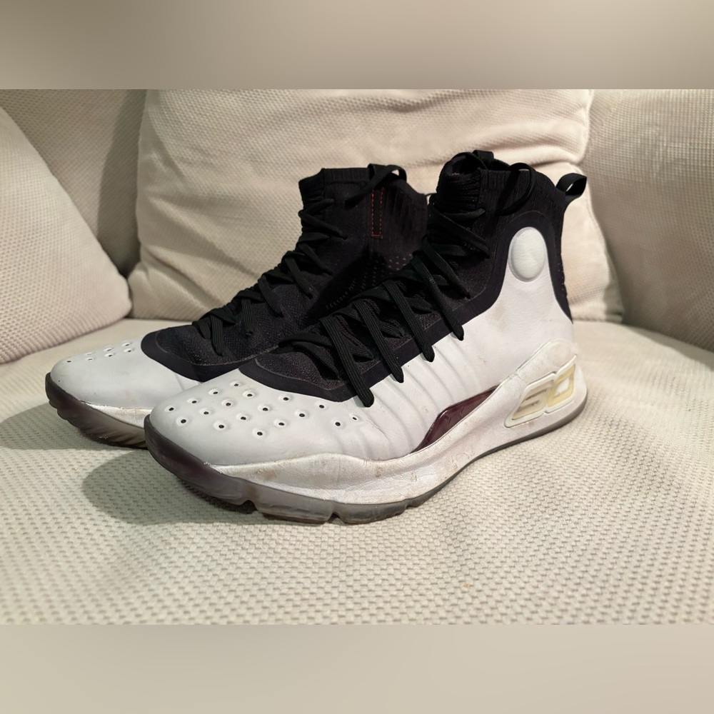 Under Armour Black and White Athletic Sneakers